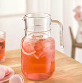 پارچ شیشه ای پایین شیار دار لیمون