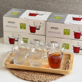 لیوان چایی خوری دسته دار ۶ عددی limon