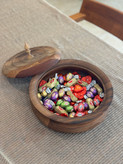 شکلات خوری درب دار چوب گردو