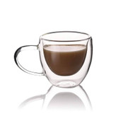 شات قهوه دوجداره پیرکس
