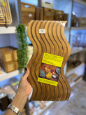 تخته سرو منحنی چوبی شیاردار