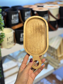 اردو بیضی دسته دایره چوبی