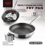 تابه استیل روکش لیزری وارداتی برند OSFE