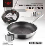 تابه استیل روکش لیزری وارداتی برند OSFE