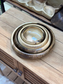 کاسه خمره چهارتایی چوب گردو