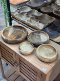 کاسه خمره چهارتایی چوب گردو
